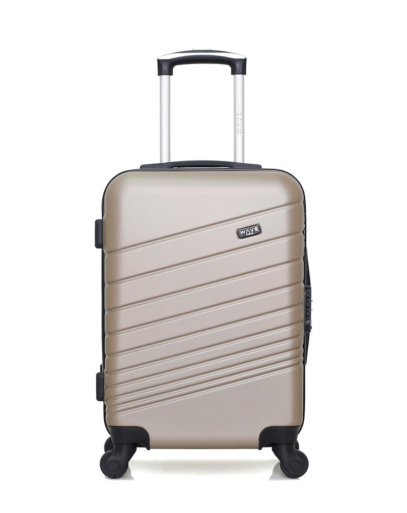 WAVE PARIS - Valise Cabine ABS TIGRE 4 Roues 55 cm