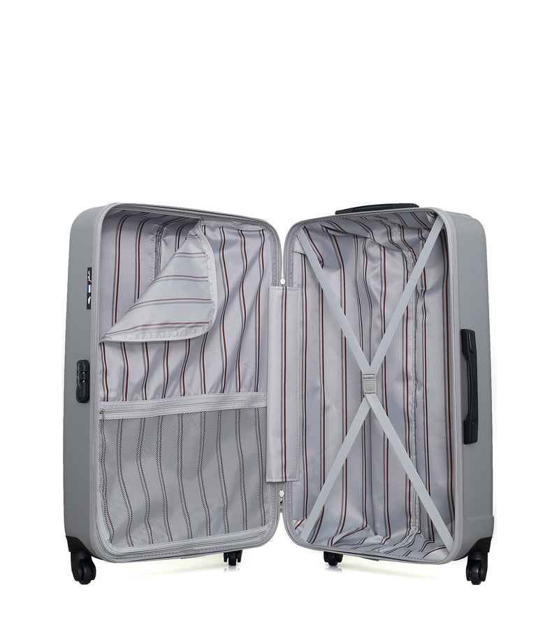 GENTLEMAN FARMER - Valise Grand Format ABS LIAM 4 Roues 75 cm