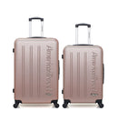 AMERICAN TRAVEL - Lot de 2 - Valises grand format et weekend BRONX