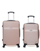 AMERICAN TRAVEL - Lot de 2 - Valises weekend et cabine MEMPHIS