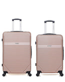 AMERICAN TRAVEL - Lot de 2 - Valises grand format et weekend MEMPHIS