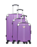 LPB LUGGAGE - Set de 3 Valises AMELIE-A 70 cm 4 Roues