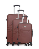 AMERICAN TRAVEL - Set de 3 Valises QUEENS
