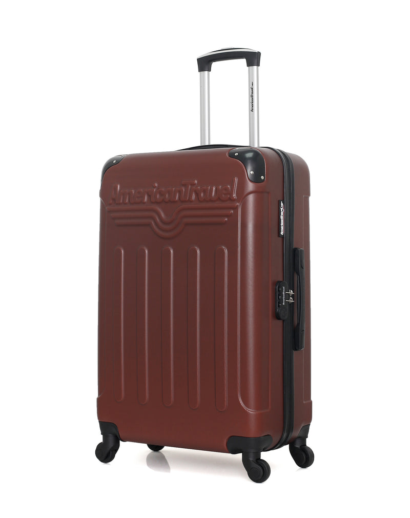 AMERICAN TRAVEL - Set de 3 Valises HARLEM-A 70 cm 4 Roues