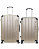 AMERICAN TRAVEL - Lot de 2 - Valises grand format et weekend BUDAPEST