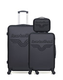 AMERICAN TRAVEL - Lot de 3 - Valises grand format, weekend et vanity CHELSEA