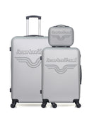 AMERICAN TRAVEL - Lot de 3 - Valises grand format, weekend et vanity CHELSEA