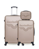 AMERICAN TRAVEL - Lot de 3 - Valises grand format, weekend et vanity CHELSEA