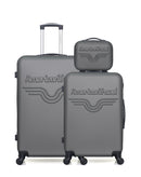 AMERICAN TRAVEL - Lot de 3 - Valises grand format, weekend et vanity CHELSEA