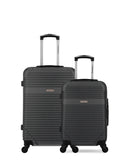 AMERICAN TRAVEL - Lot de 2 - Valises weekend et cabine MEMPHIS