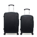 AMERICAN TRAVEL - Lot de 2 - Valises weekend et cabine BUDAPEST