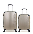 AMERICAN TRAVEL - Lot de 2 - Valises weekend et cabine BUDAPEST