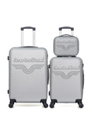 AMERICAN TRAVEL - Lot de 3 - Valise weekend, valise cabine et vanity CHELSEA