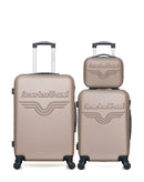 AMERICAN TRAVEL - Lot de 3 - Valise weekend, valise cabine et vanity CHELSEA