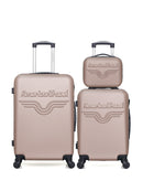 AMERICAN TRAVEL - Lot de 3 - Valise weekend, valise cabine et vanity CHELSEA