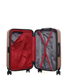 SWISS KOPPER - Lot de 4 - Valises grand format WIL, weekend ZURICH, cabine XXS RUTI et vanity ZURICH-K