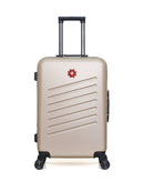 SWISS KOPPER  -  Lot de 4  -  Valises grand format USTER , weekend ZURICH , cabine XXS USTER et vanity SPIEZ-K