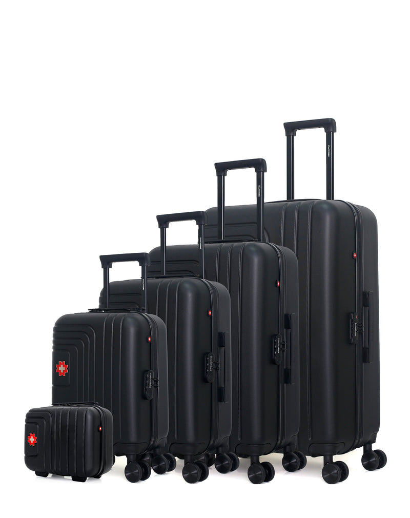 SWISS KOPPER - Set de 5 Valises RUTI-U 75 cm 4 Roues