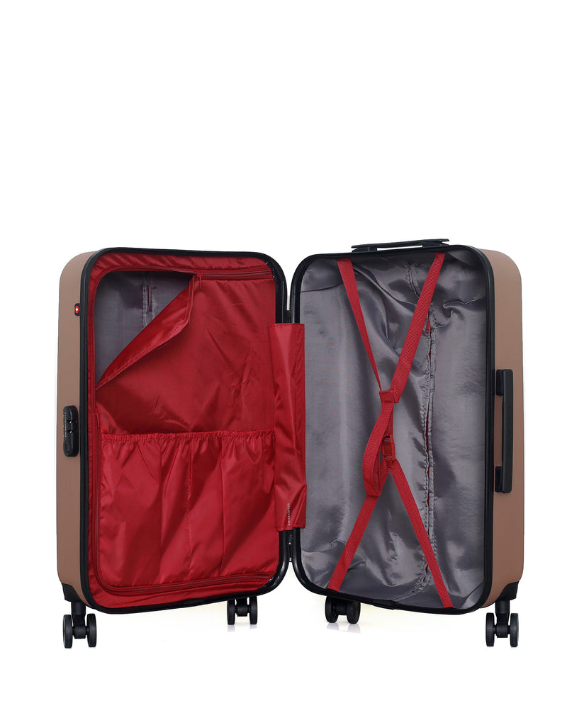 SWISS KOPPER - Lot de 4 - Valises grand format RUTI, weekend RUTI, cabine XXS SPIEZ et vanity ZURICH-K