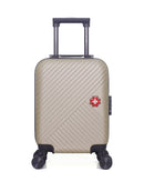 SWISS KOPPER - Lot de 4 - Valises grand format RUTI, weekend AIGLE, cabine XXS SPIEZ et vanity ZURICH-K