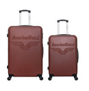 AMERICAN TRAVEL - Lot de 2 - Valises grand format et weekend CHELSEA