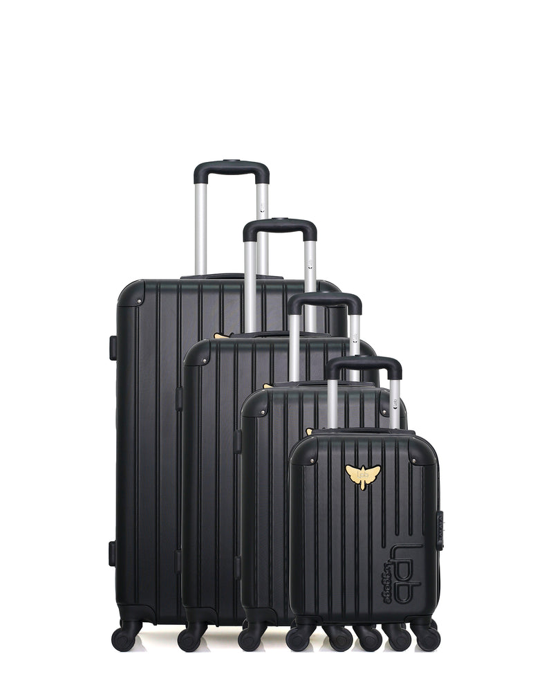 LPB LUGGAGE - Set de 4 Valises MARIANNE-M 75 cm 4 Roues