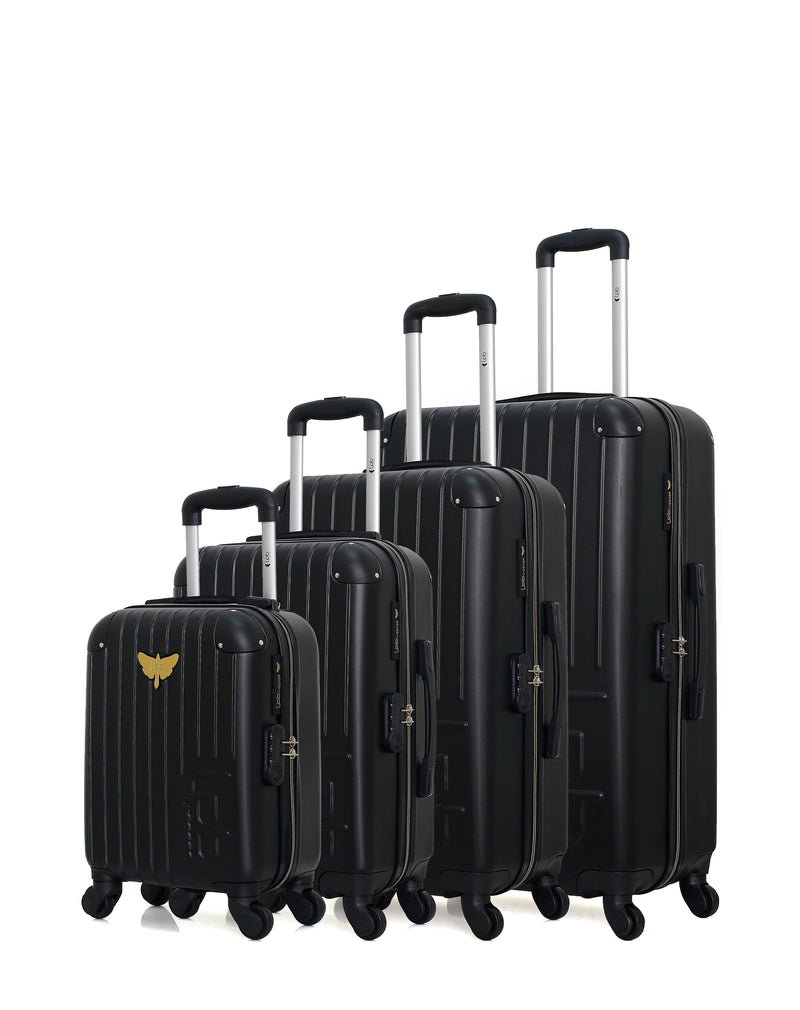 LPB LUGGAGE - Set de 4 Valises MARIANNE-M 75 cm 4 Roues