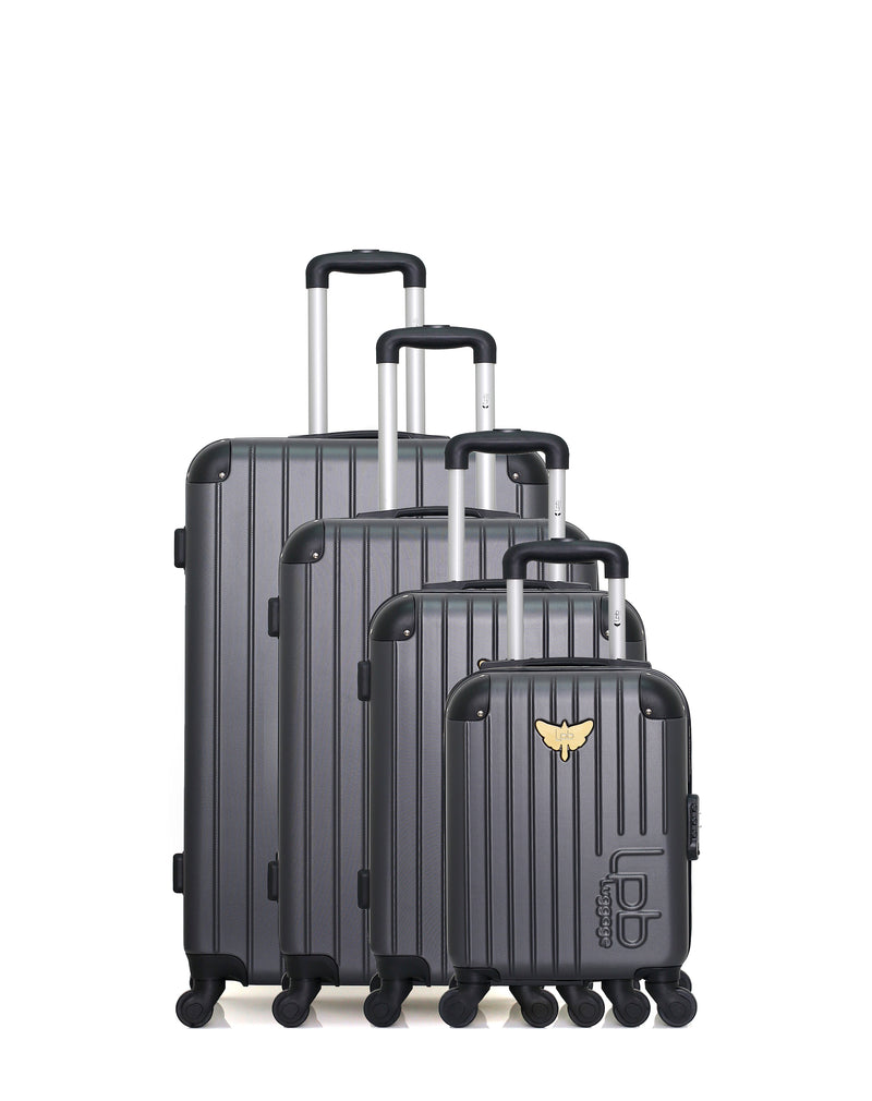 LPB LUGGAGE - Set de 4 Valises MARIANNE-M 75 cm 4 Roues
