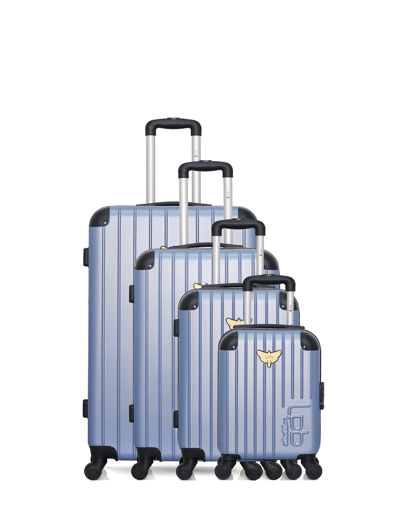 LPB LUGGAGE - Set de 4 Valises MARIANNE-M 75 cm 4 Roues