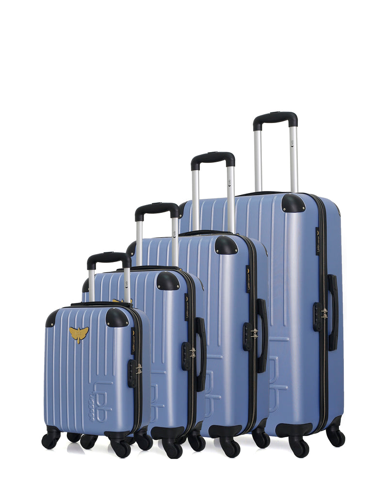 LPB LUGGAGE - Set de 4 Valises MARIANNE-M 75 cm 4 Roues