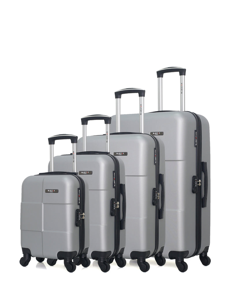 BLUESTAR - Set de 4 Valises MIAMI-M 75 cm 4 Roues