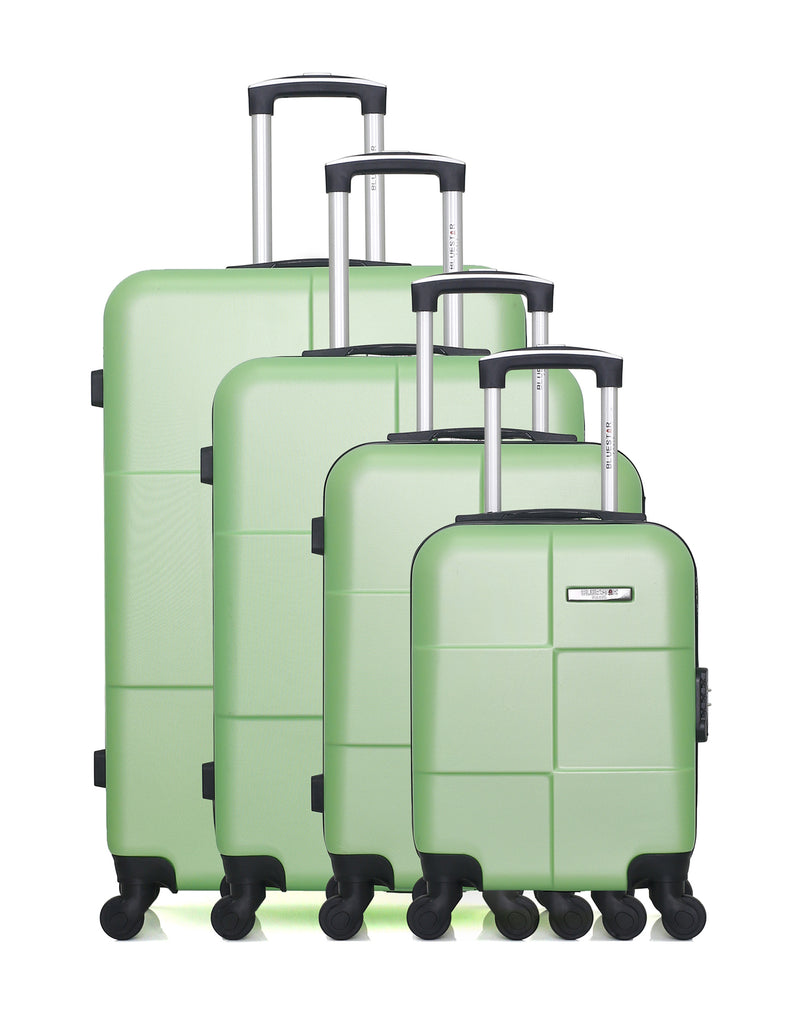 BLUESTAR - Set de 4 Valises MIAMI-M 75 cm 4 Roues