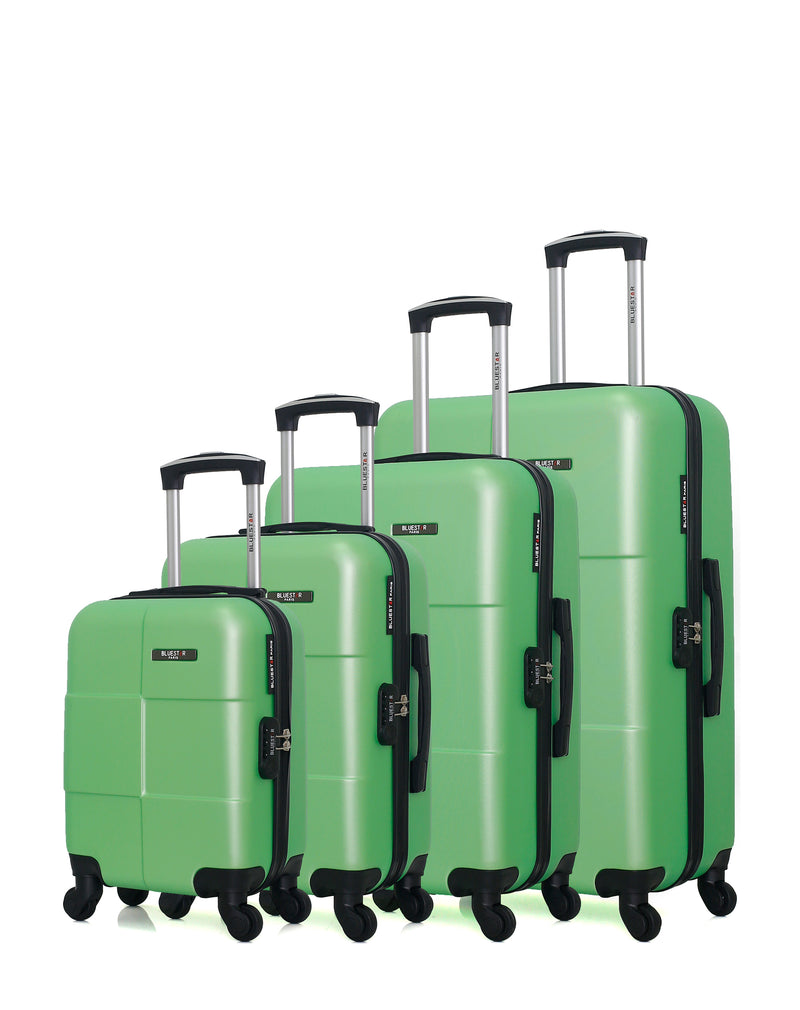 BLUESTAR - Set de 4 Valises MIAMI-M 75 cm 4 Roues