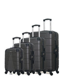 BLUESTAR - Set de 4 Valises OTTAWA-M 75 cm 4 Roues