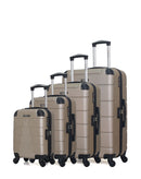 BLUESTAR - Set de 4 Valises OTTAWA-M 75 cm 4 Roues