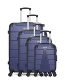 BLUESTAR - Set de 4 Valises OTTAWA-M 75 cm 4 Roues