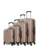 WAVE PARIS - Set de 4 Valises CONGO-M