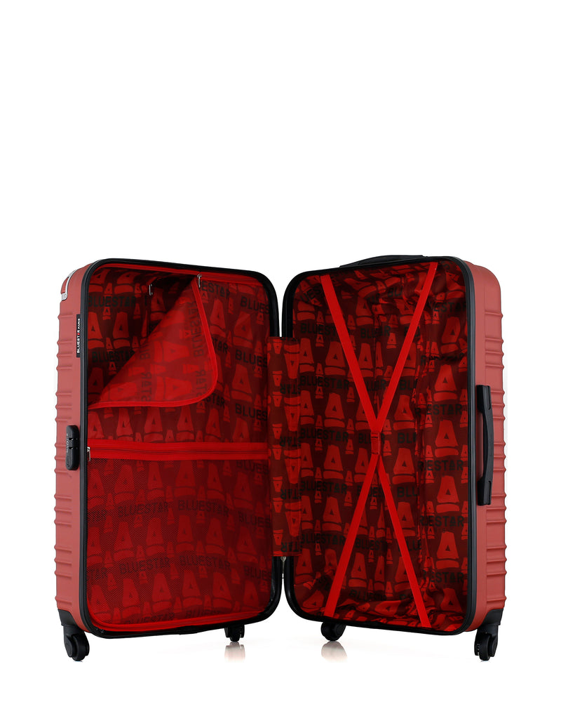 BLUESTAR - Set de 4 Valises LIMA-C 75 cm 4 Roues