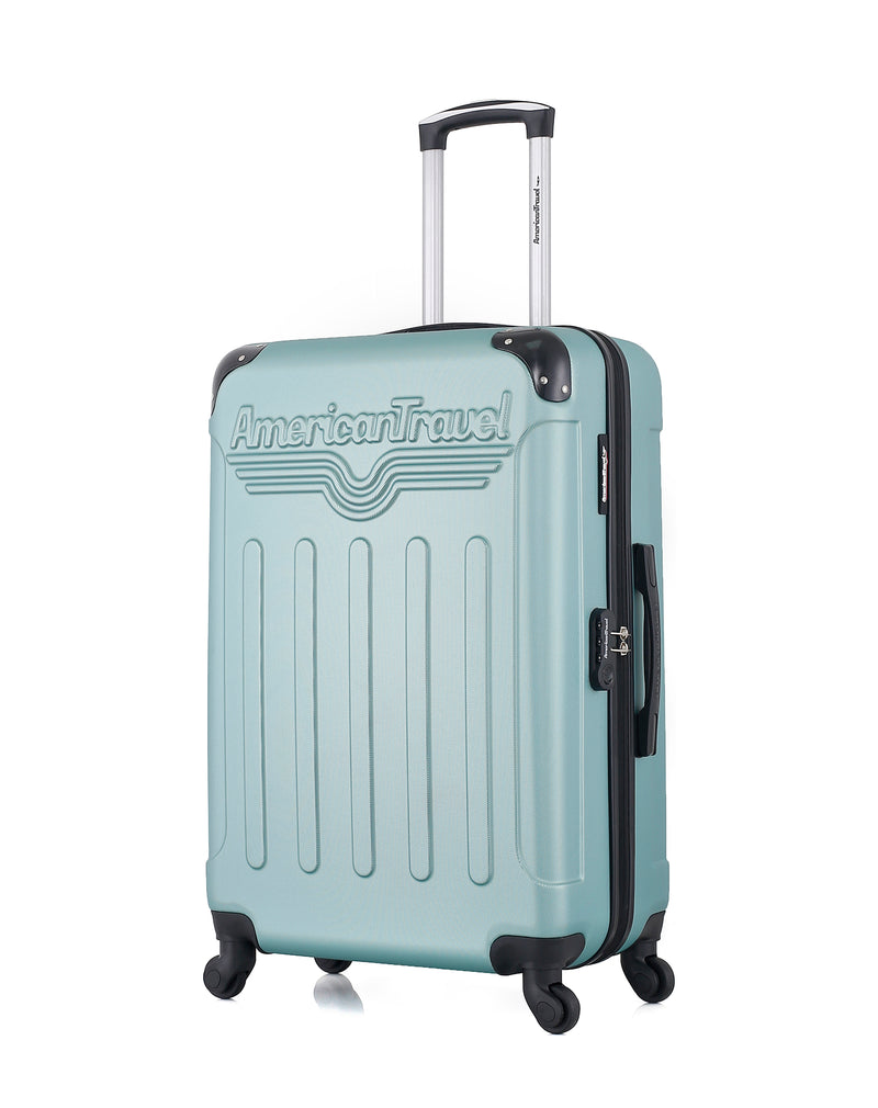 AMERICAN TRAVEL - Set de 3 Valises HARLEM-A 70 cm 4 Roues