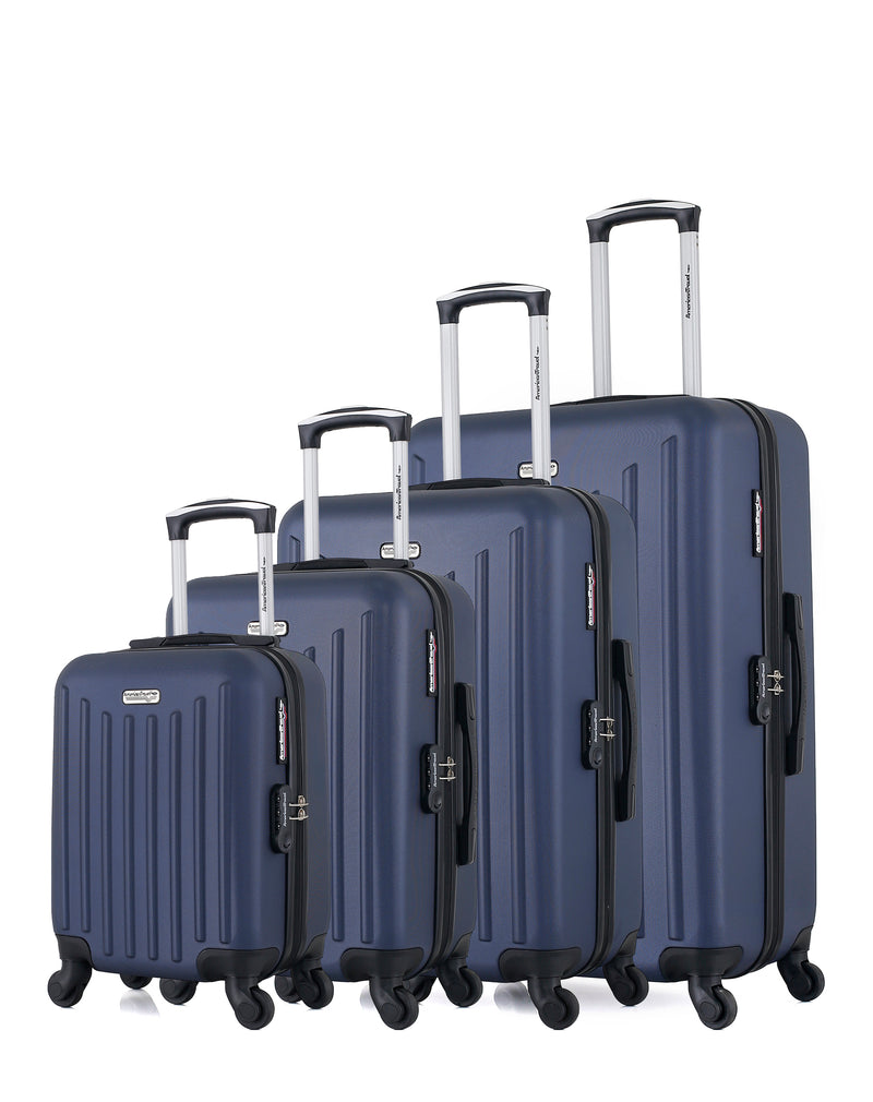 AMERICAN TRAVEL - Set de 4 Valises BROOKLYN-M 75 cm 4 Roues