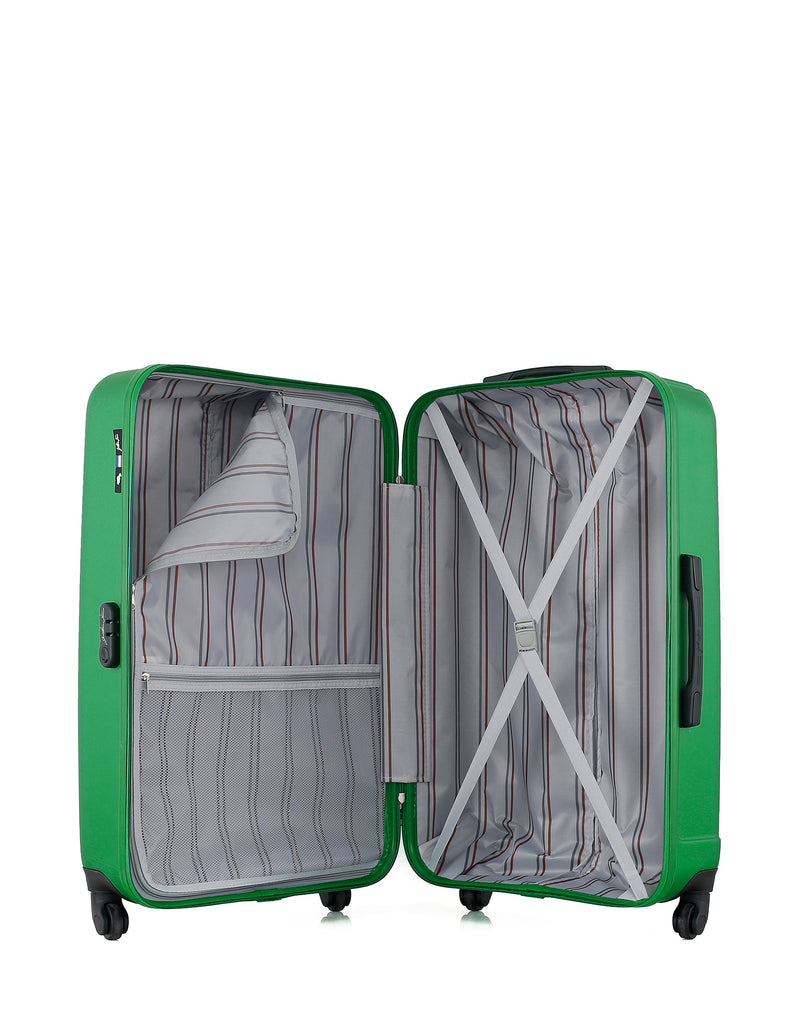 GENTLEMAN FARMER - Valise Grand Format ABS LIAM 4 Roues 75 cm