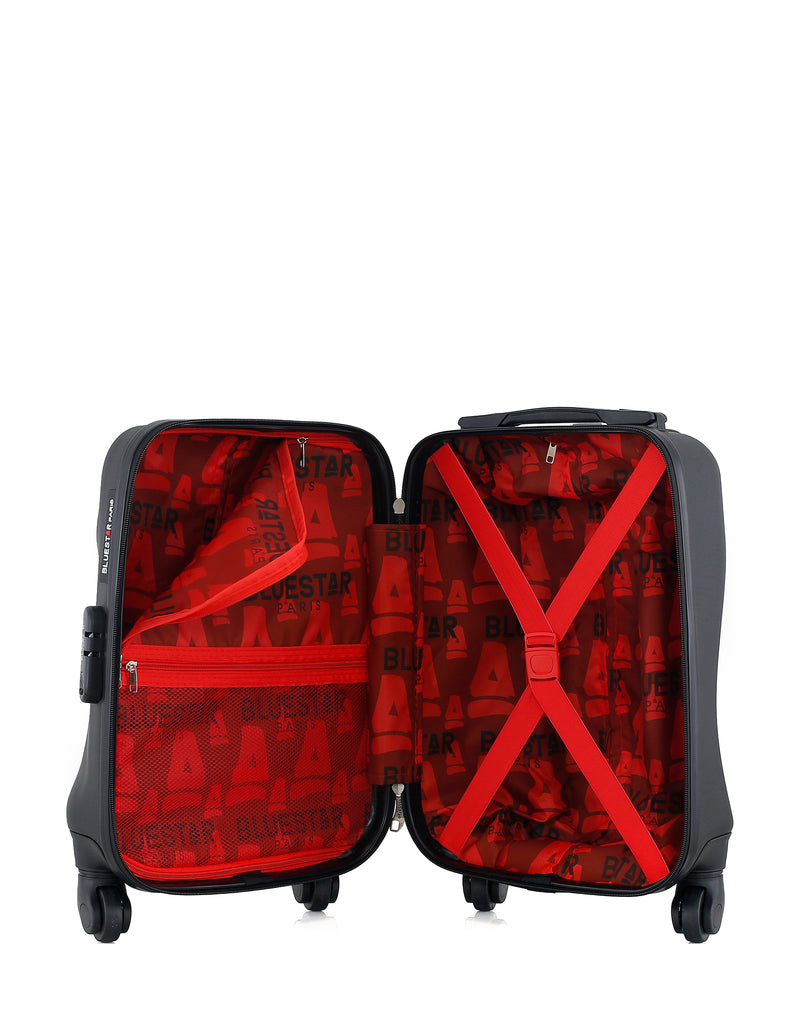 BLUESTAR - Valise Cabine XXS GARIBALDI 46 cm 4 Roues
