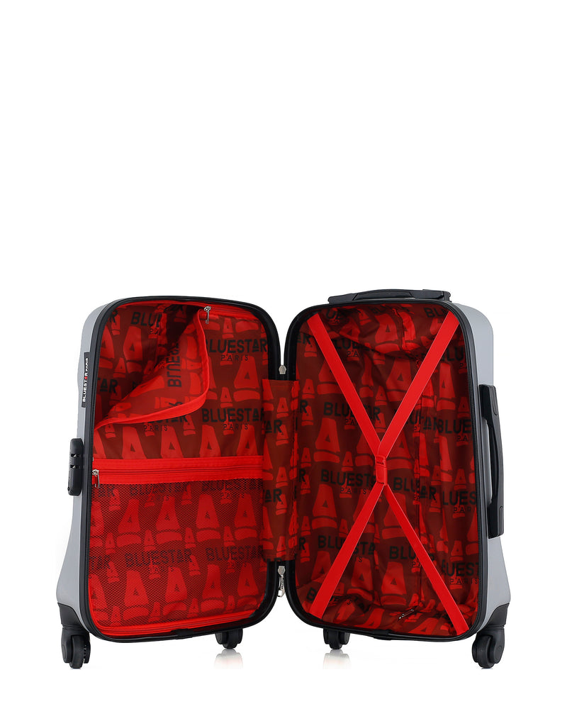 BLUESTAR - Valise Cabine GARIBALDI 55 cm 4 Roues