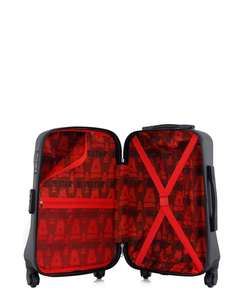 BLUESTAR - Valise Cabine GARIBALDI 55 cm 4 Roues