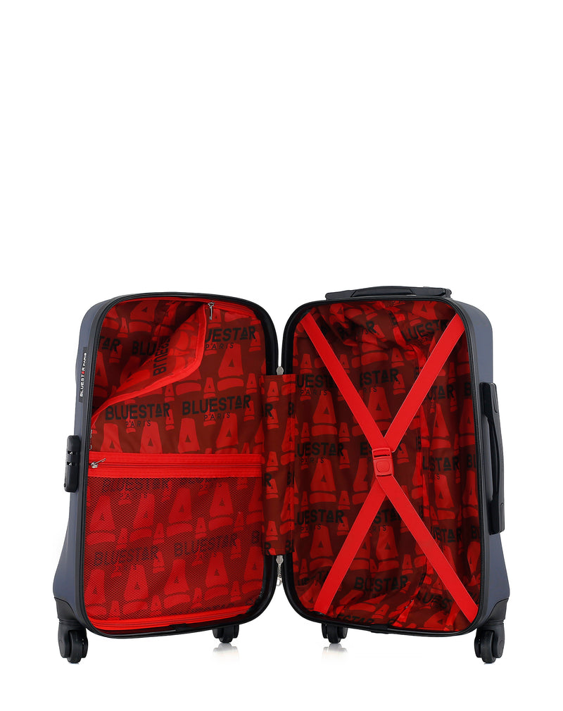BLUESTAR - Valise Cabine GARIBALDI 55 cm 4 Roues