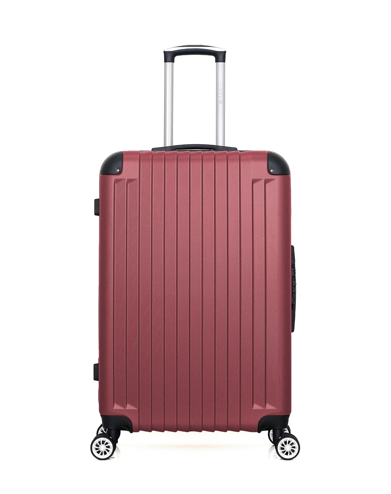 WAVE PARIS - Set de 3 Valises TAGE 75 cm 4 Roues