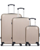 HERO - Lot de 3 - Valises grand format, weekend et cabine XXS CARPATES