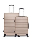 HERO - Lot de 2 - Valises grand format et weekend RENOSO