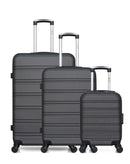 HERO - Lot de 3 - Valises grand format, weekend et cabine XXS RENOSO