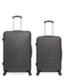 WAVE PARIS - Lot de 2 - Valises grand format et weekend LENA